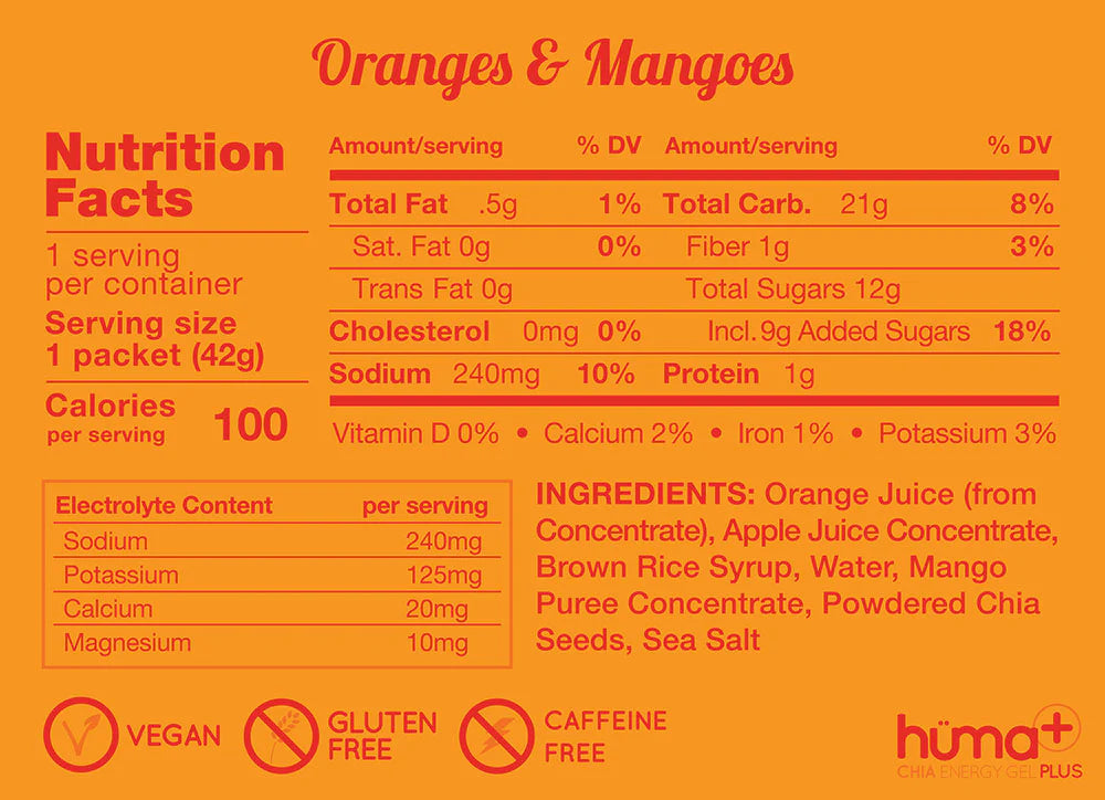 Huma Gel Plus - Orange Mango