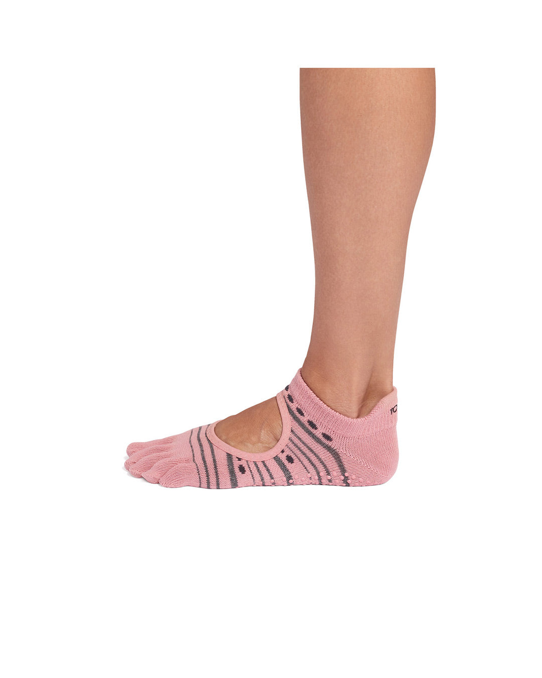 TOESOX Grip Full Toe Bellarina - Soft Red