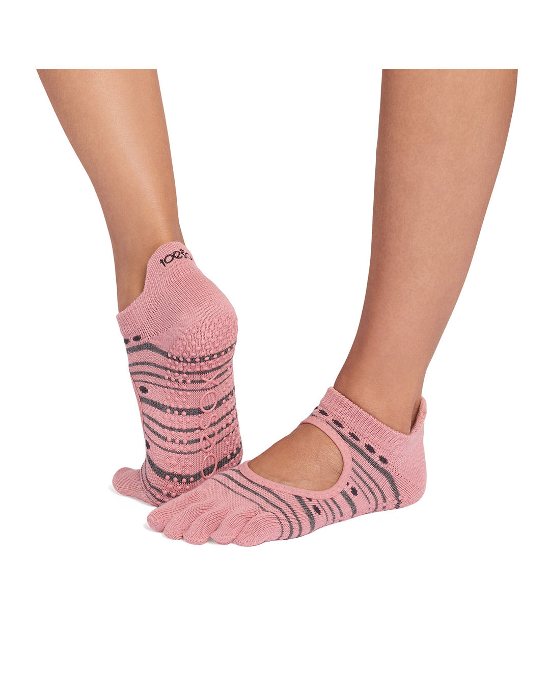 TOESOX Grip Full Toe Bellarina - Soft Red