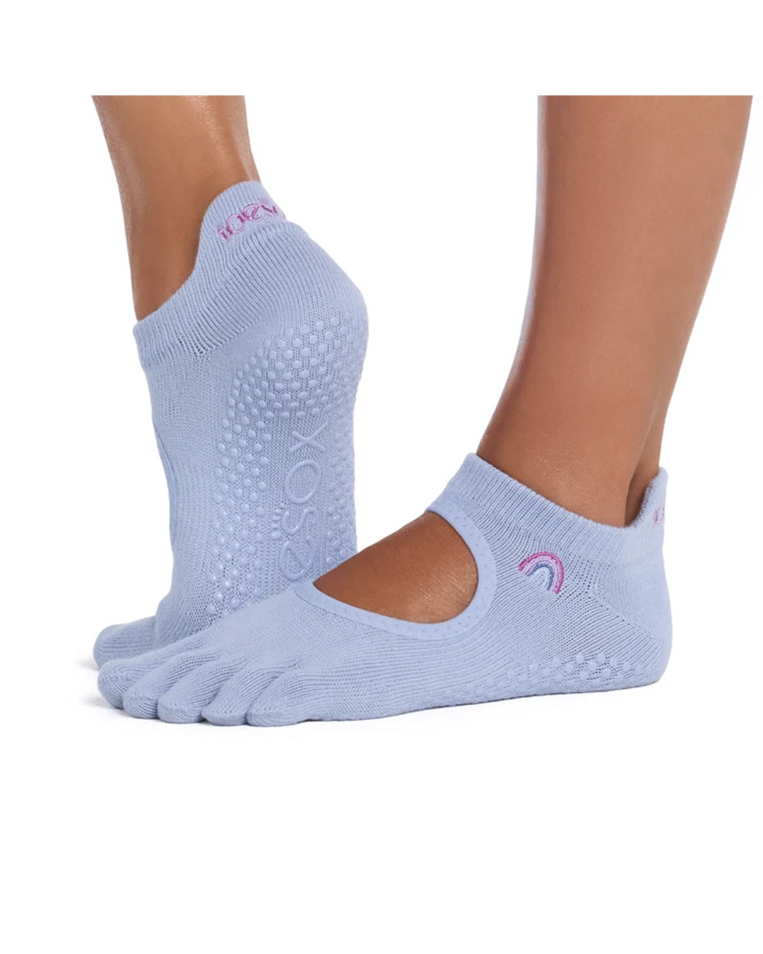 TOESOX Grip Full Toe Bellarina - Rainbow Skies