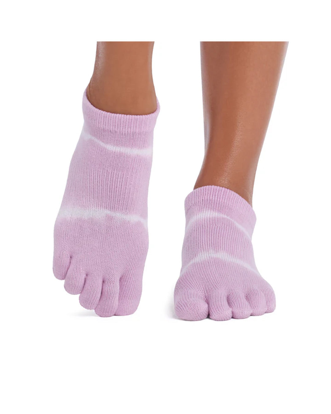 TOESOX Grip Full Toe Low Rise - Moonlit Stripe