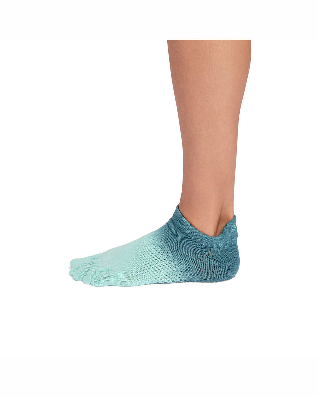TOESOX Grip Full Toe Low Rise - Tidal