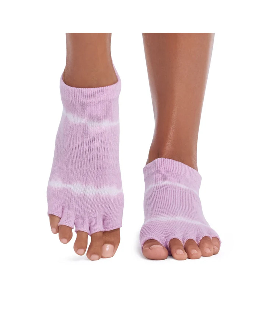TOESOX Grip Half Toe Low Rise - Moonlit Stripe