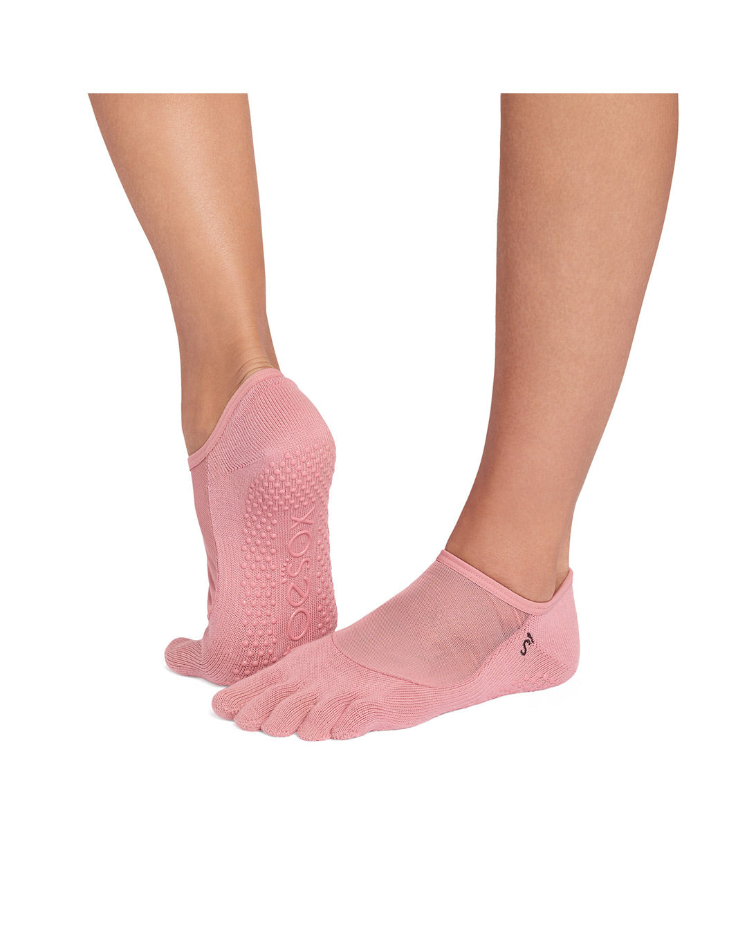 TOESOX Grip Full Toe Luna - Soft Red