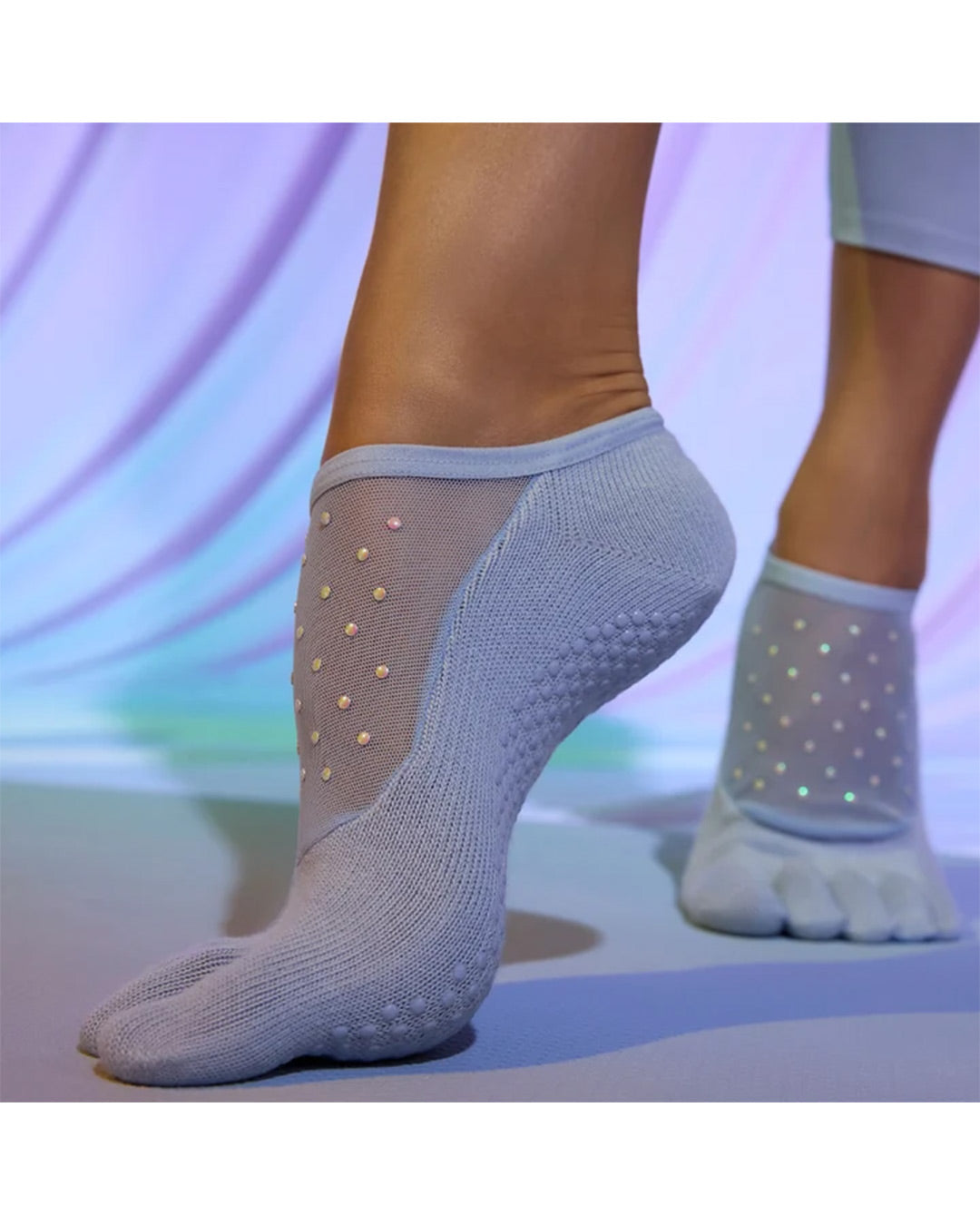 TOESOX Grip Full Toe Luna - Sparkle Skies