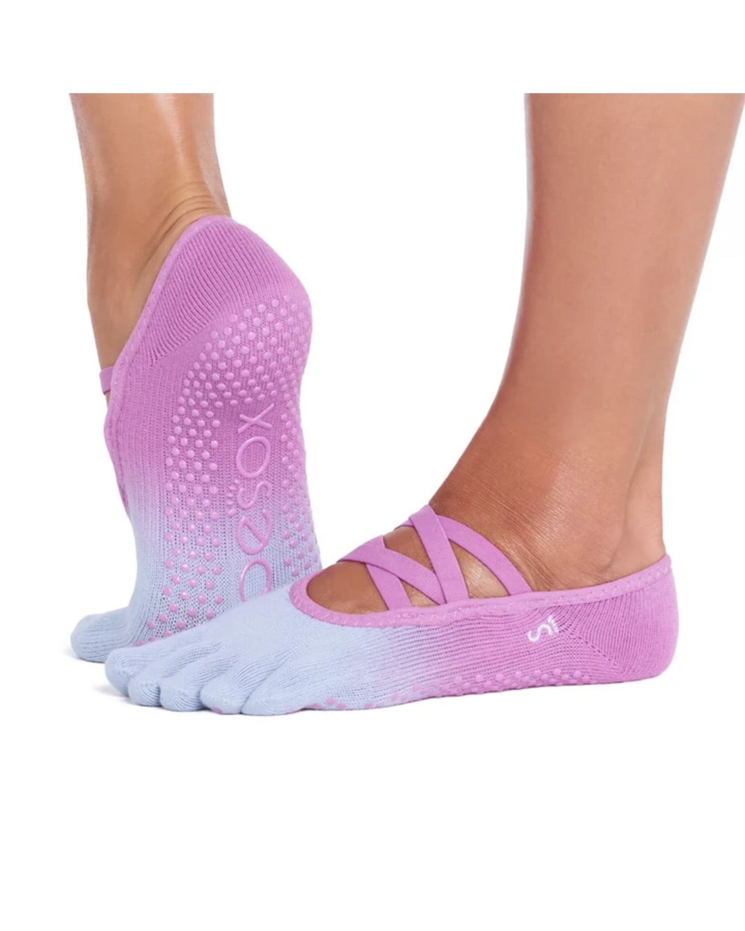 TOESOX Grip Full Toe Elle - Azaela Ombre
