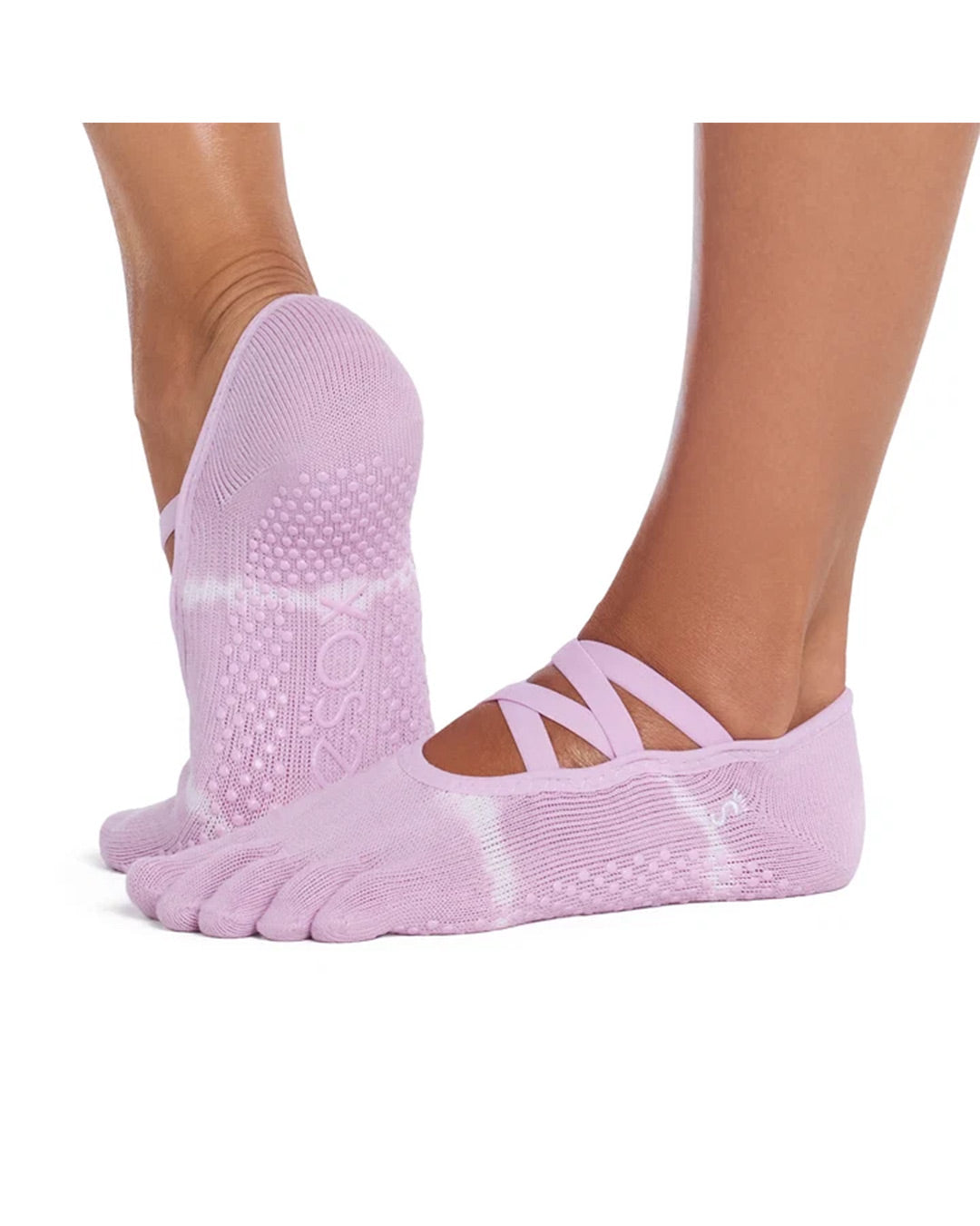 TOESOX Grip Full Toe Elle - Moonlit Stripe