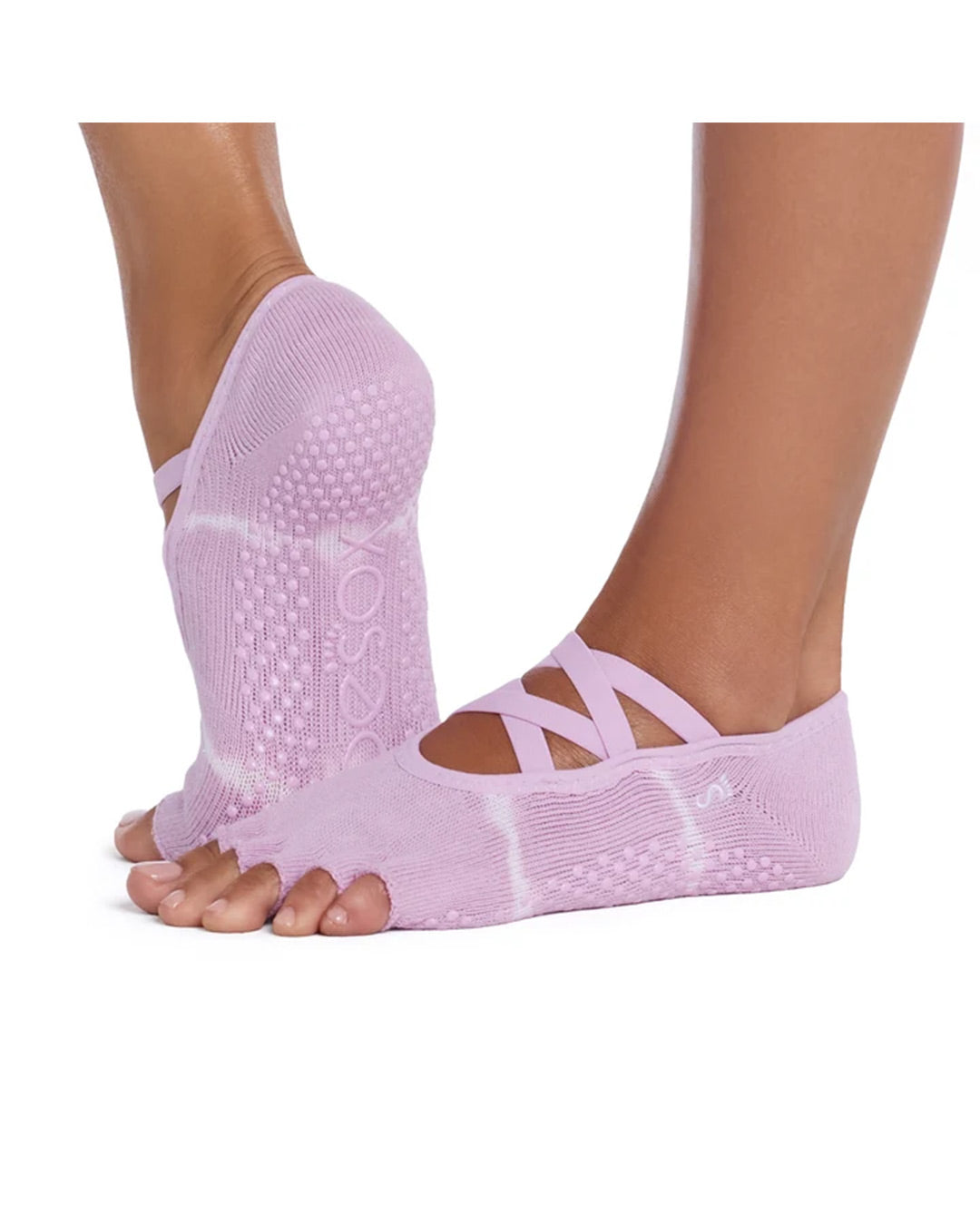 TOESOX Grip Half Toe Elle - Moonlit Stripe