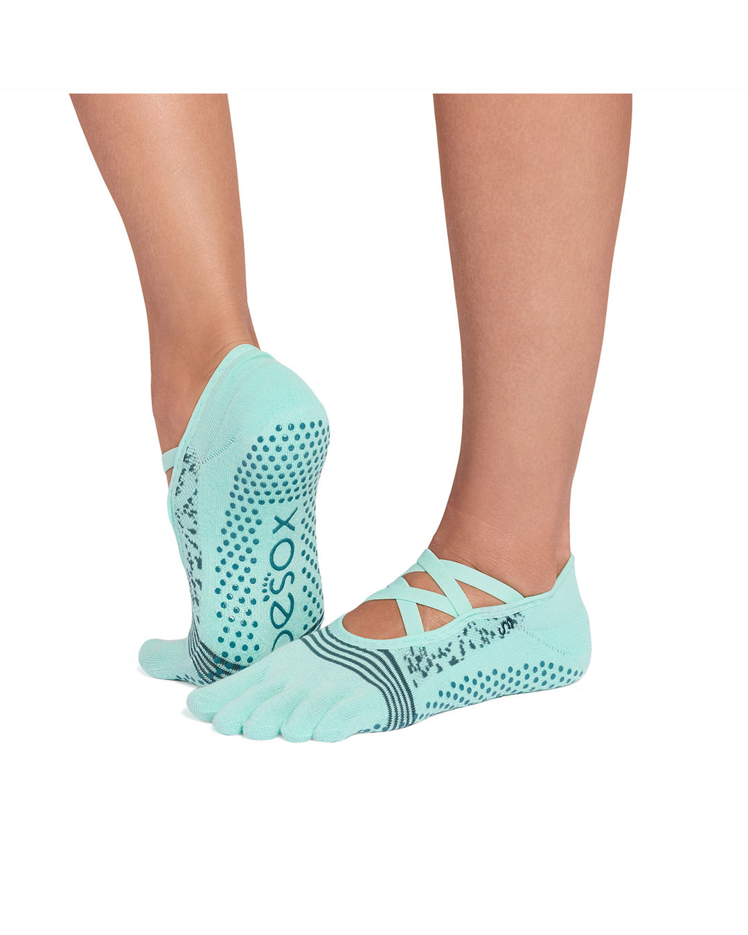 TOESOX Grip Full Toe Elle Tec - Aquamarine