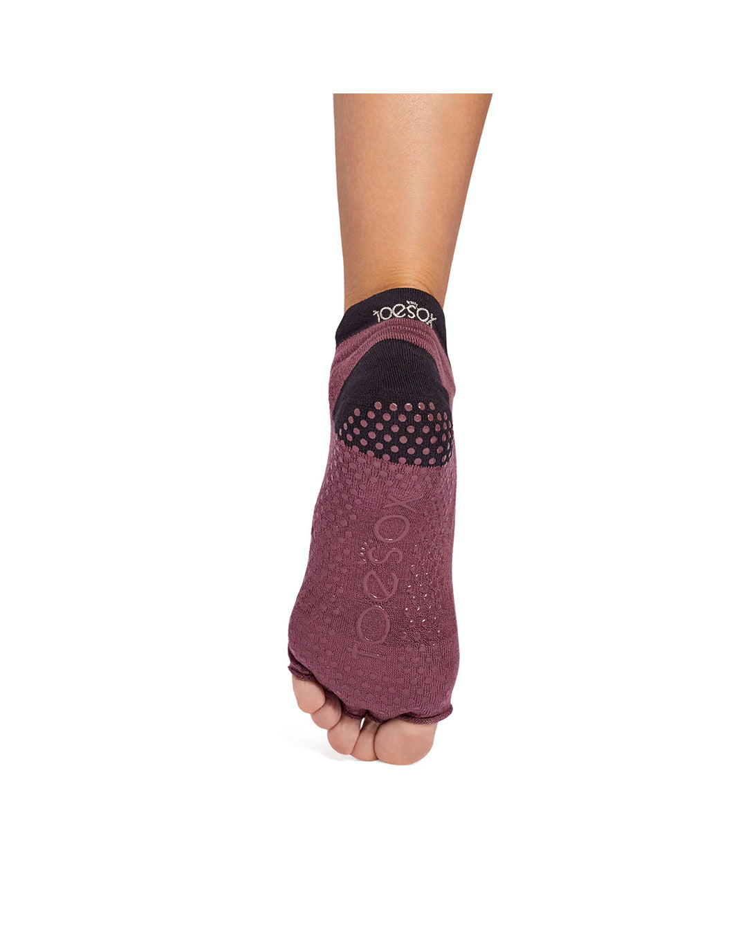 TOESOX Ultra Fine Knit Bellarina Half Toe - Love Hard