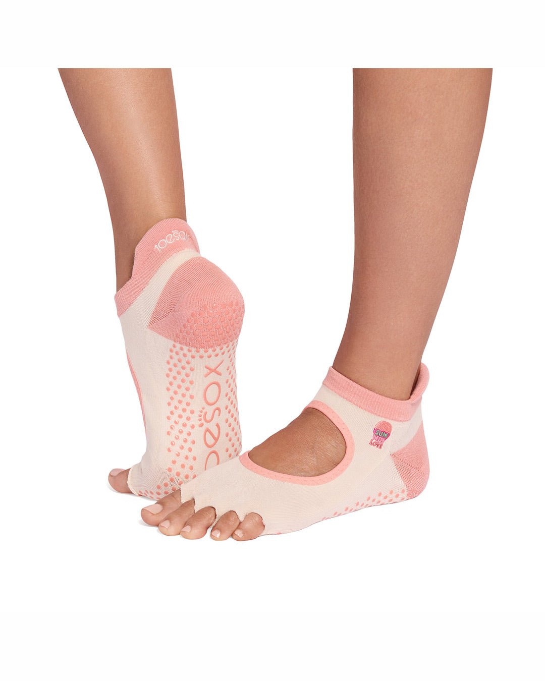 TOESOX Ultra Fine Knit Bellarina Half Toe - Summer Love