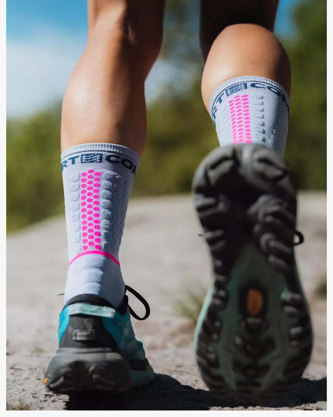 Compressport Unisex's Ultra Trail Socks v2.0 UTMB 2026 L1 - Lavender