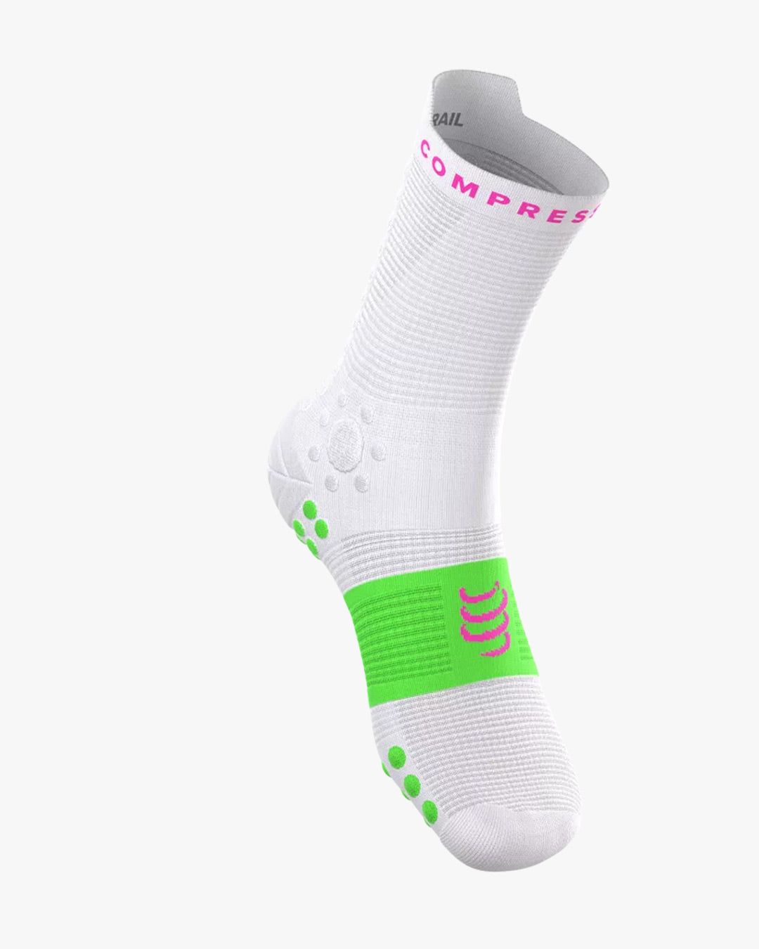 Compressport Unisex's Pro Racing Socks v4.0 Trail UTMB 2026 L1 - White