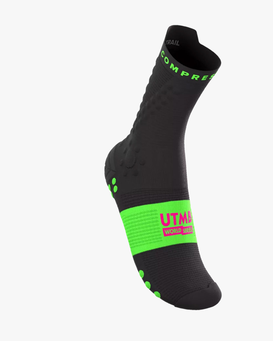 Compressport Unisex's Pro Racing Socks v4.0 Trail UTMB 2026 L1 - Black