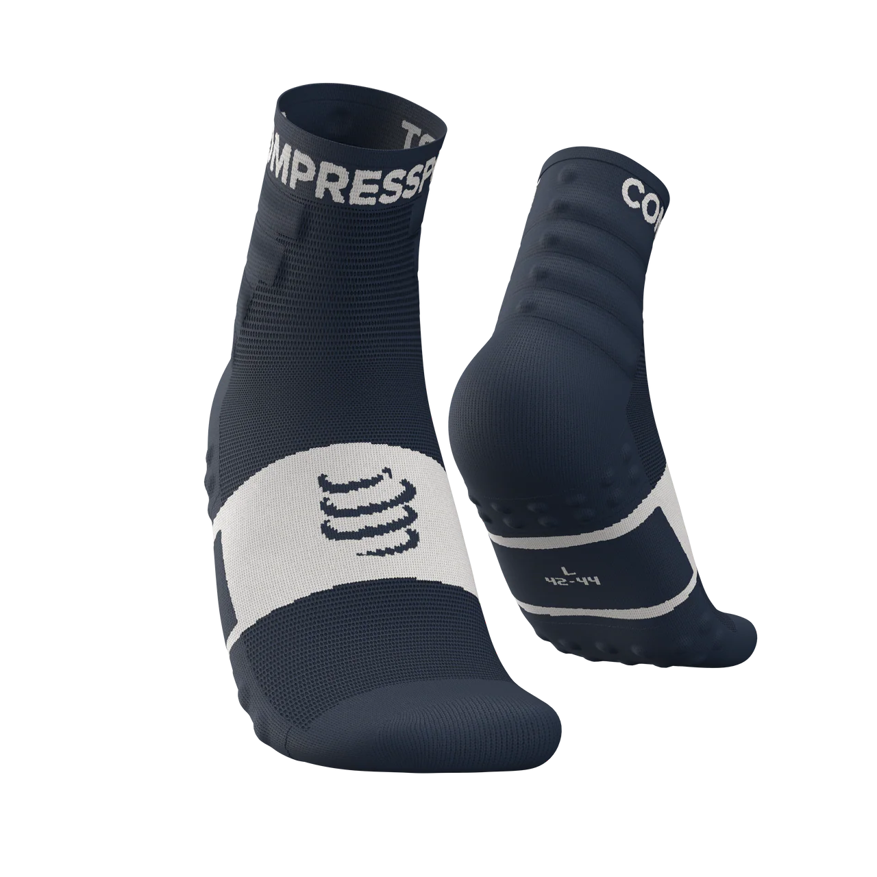 COMPRESSPORT Unisex's Training Socks 2-Pack - Blues/White