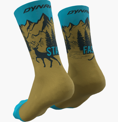 Dynafit Unisex Stay Fast Socks - Army
