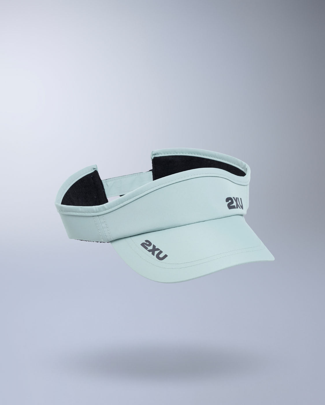 2XU Unisex's Run Visor - Smoke Blue/Black