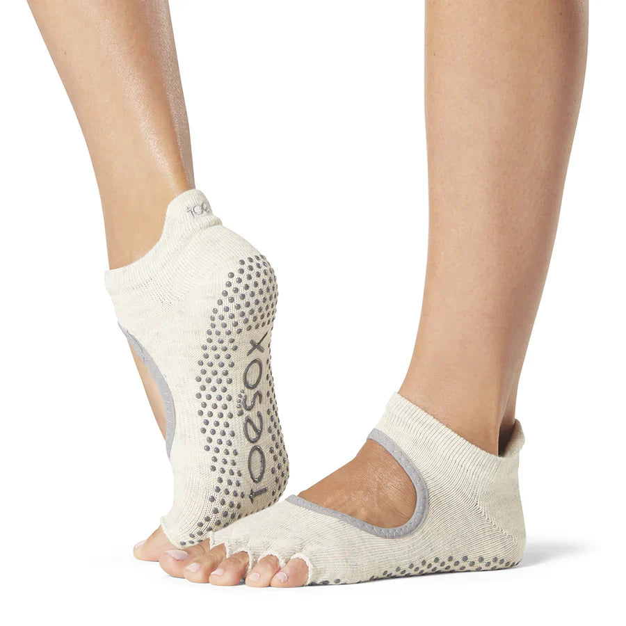 TOESOX Grip Half Toe Bellarina - Oatmeal – Key Power Sports Malaysia