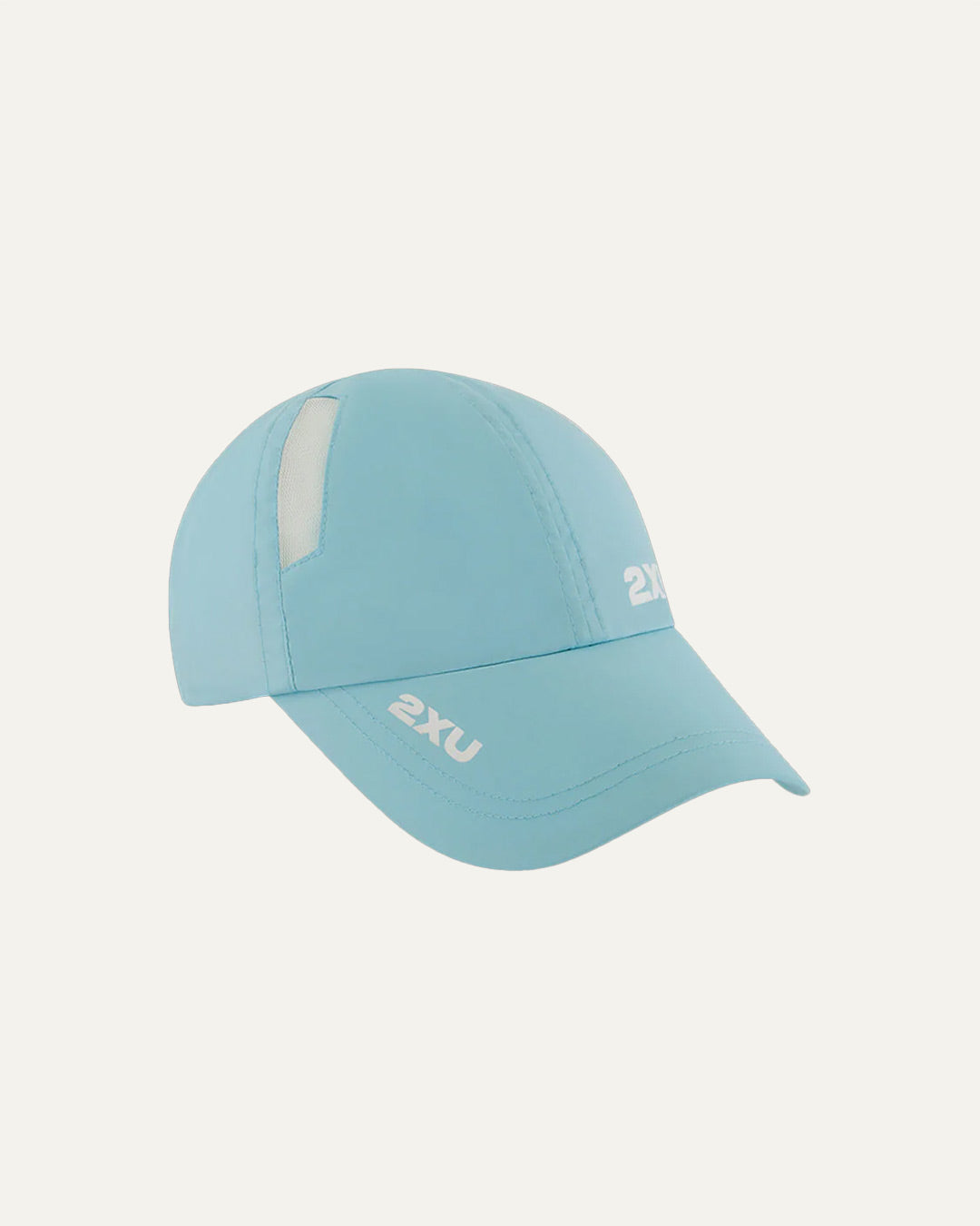 2XU Unisex's Run Cap - Retro Blue/White