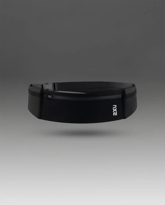 2XU Unisex's Run Belt - Black/Black