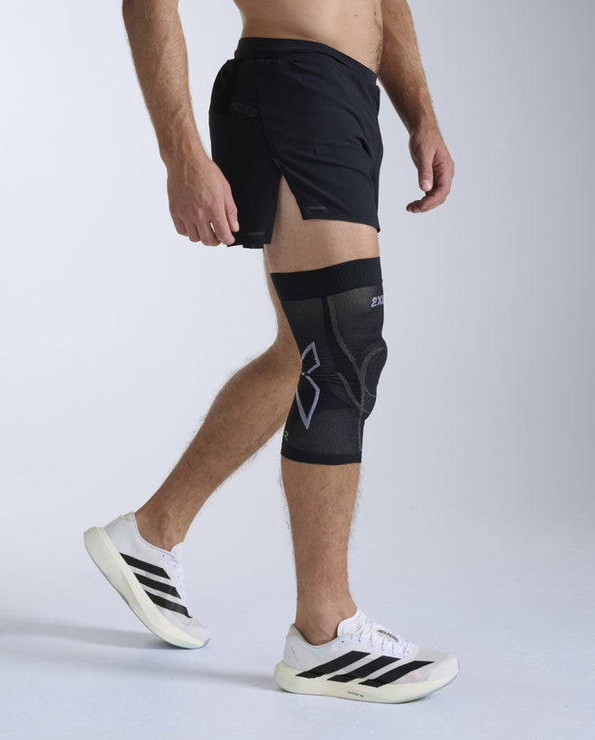 2XU Unsiex's Pain Relief Knee Brace - Grey/Black