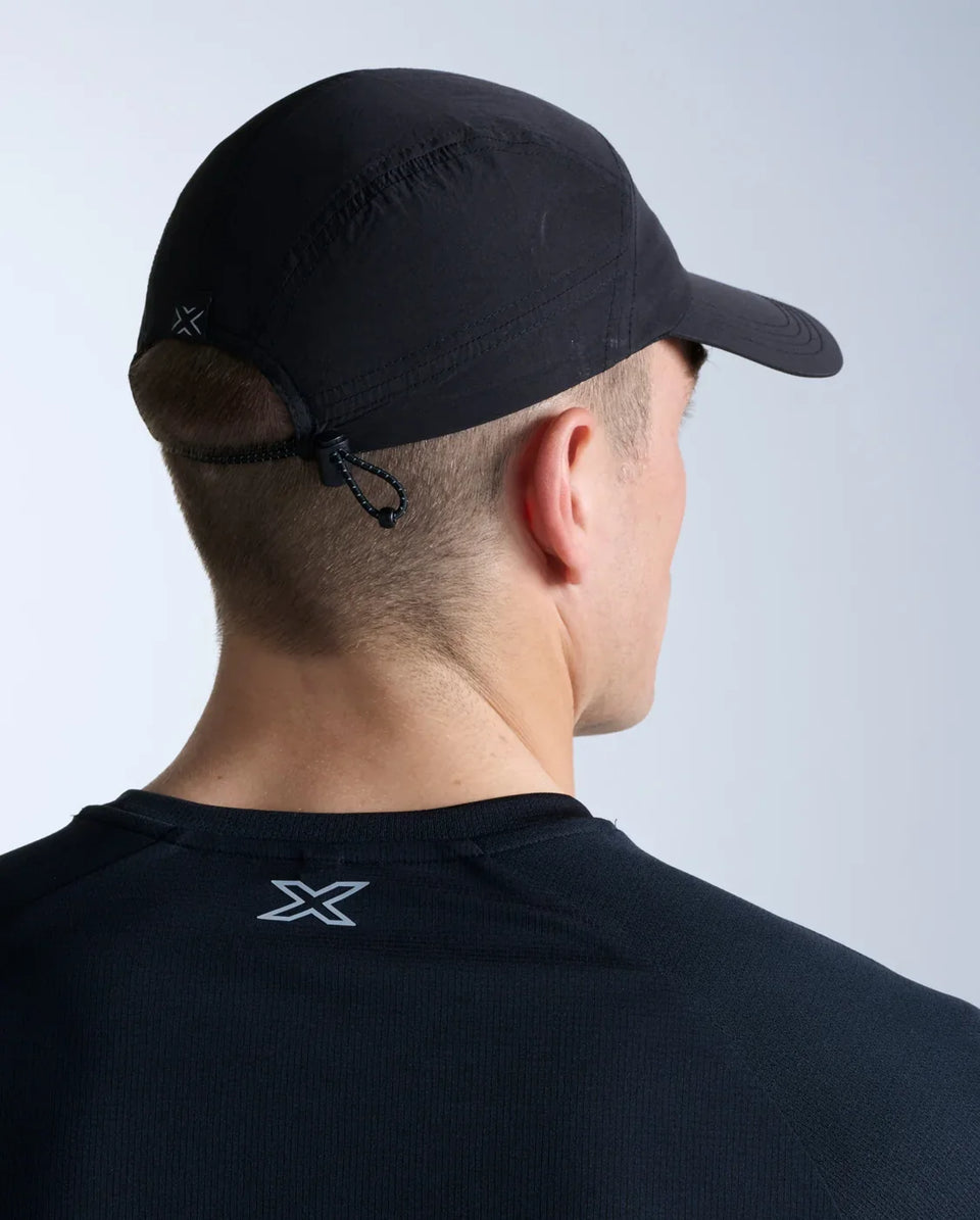 2XU Unisex's Hybrid Cap - Black/Black