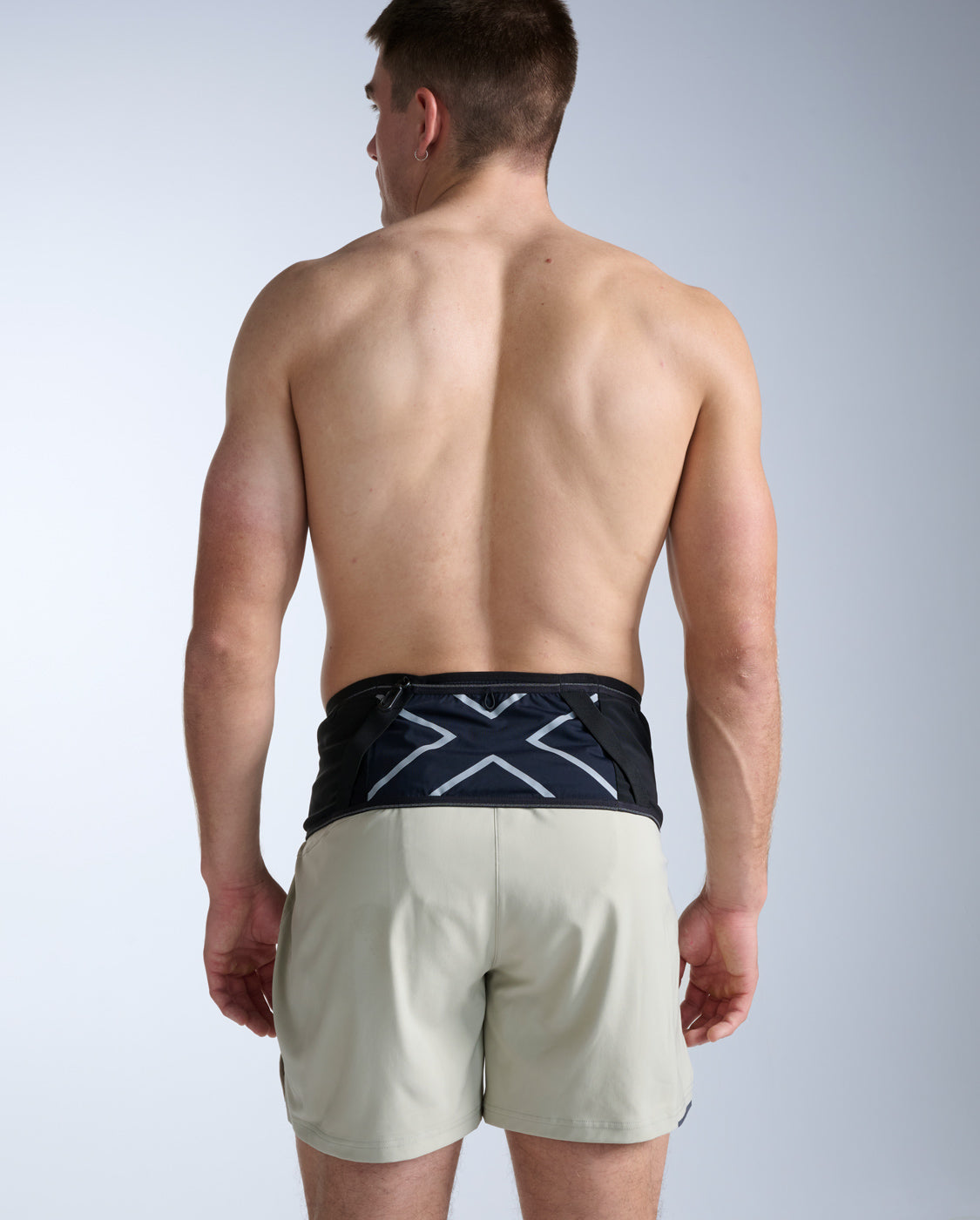 2XU Unisex's Trail Ultra Run Belt - Black/Silver Reflective