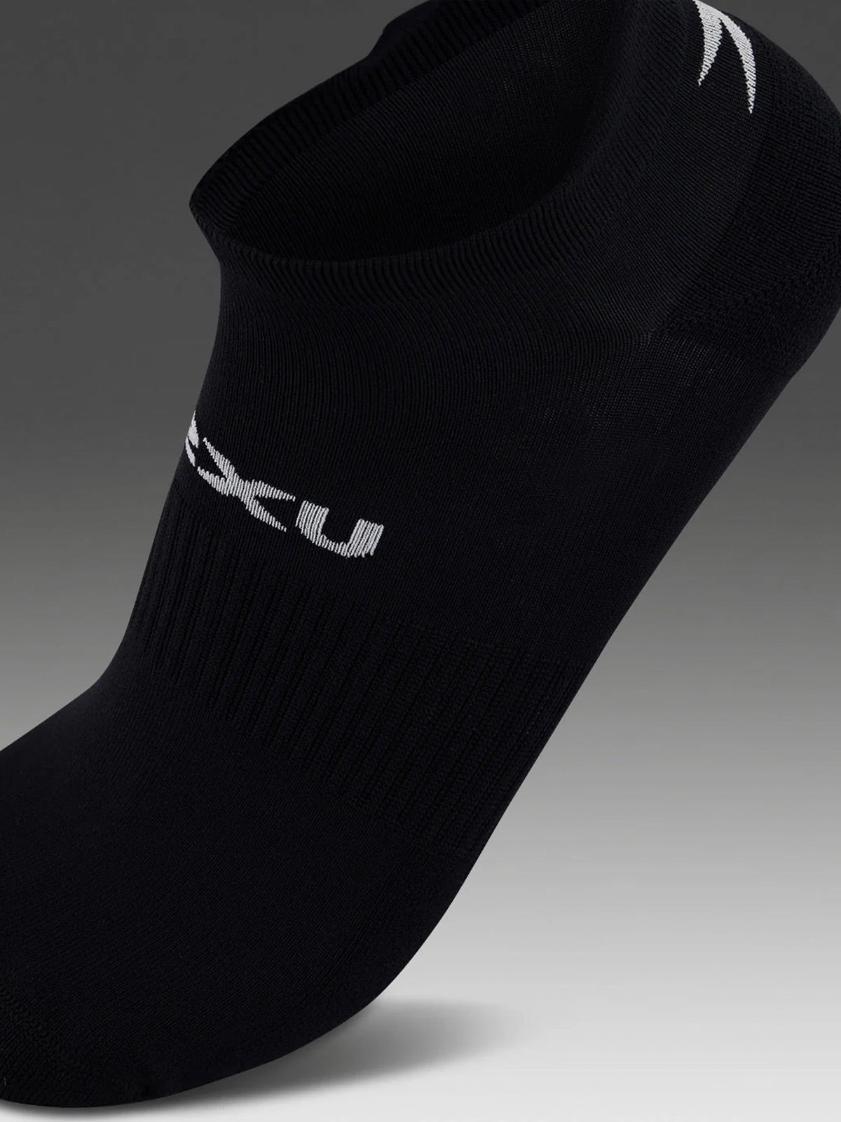 2XU Unisex's Ankle Sock 3 Pack - Black/White