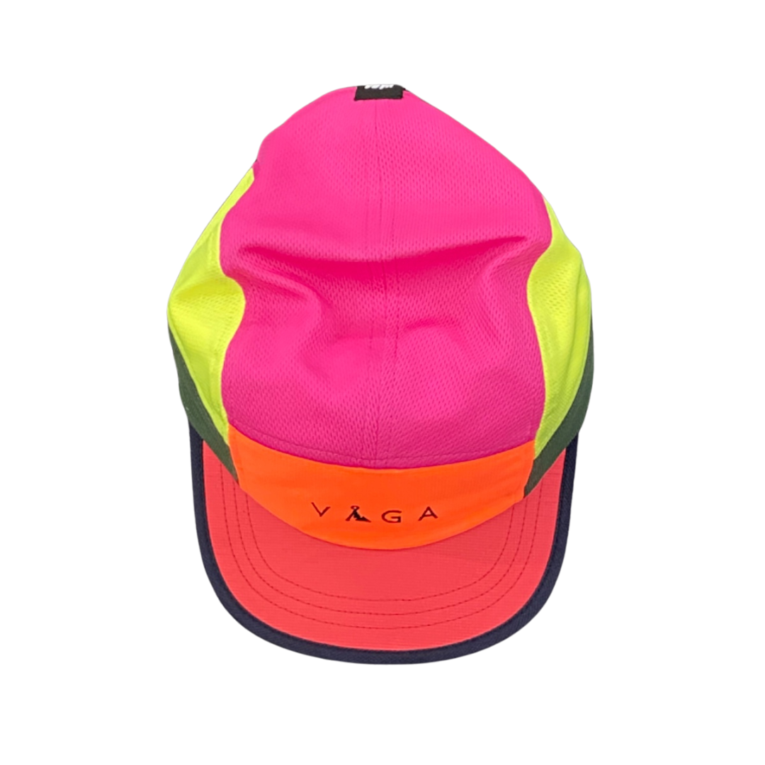 VAGA Club Cap - Neon Yellow/Green/Neon Pink/Navy Blue