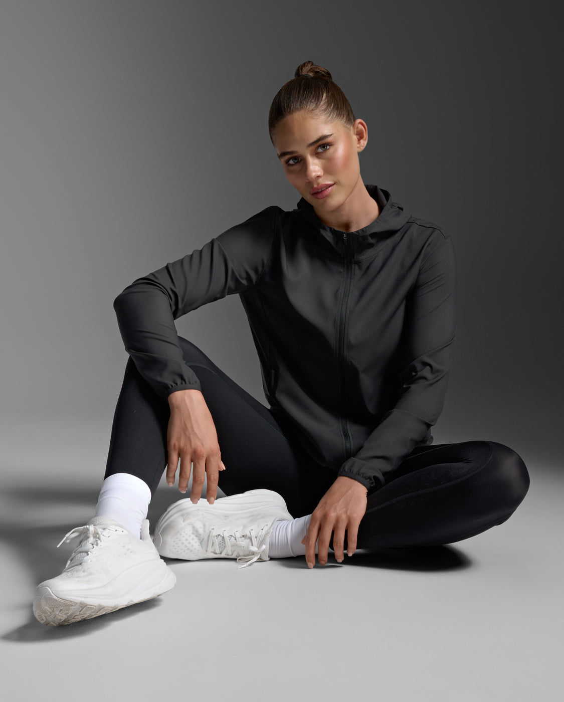 2XU Women's Aero Jacket - Black/Silver Reflective