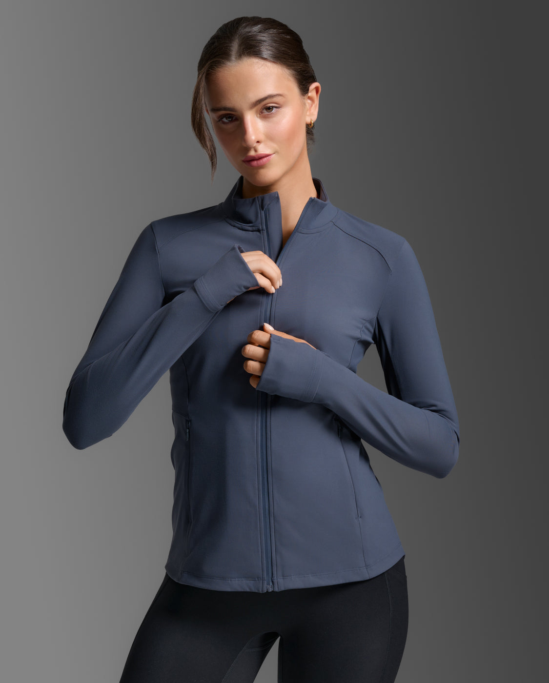 2XU Women's Form Soft Touch Jacket - India Ink/India Ink