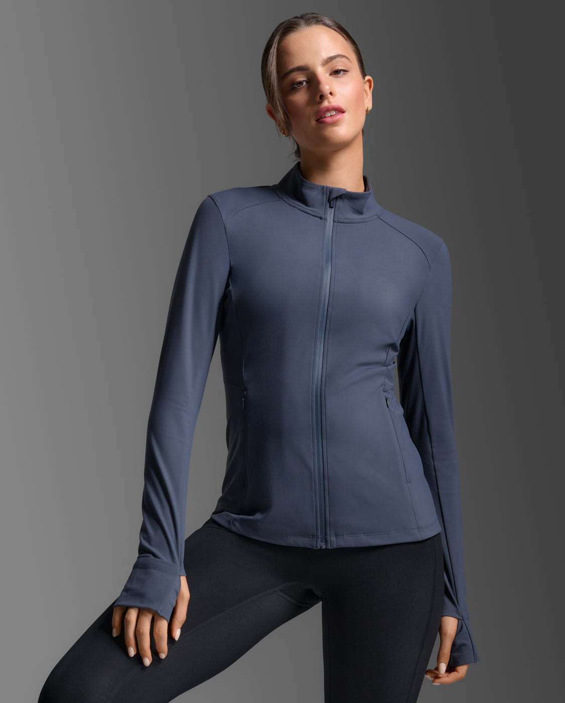 2XU Women's Form Soft Touch Jacket - India Ink/India Ink