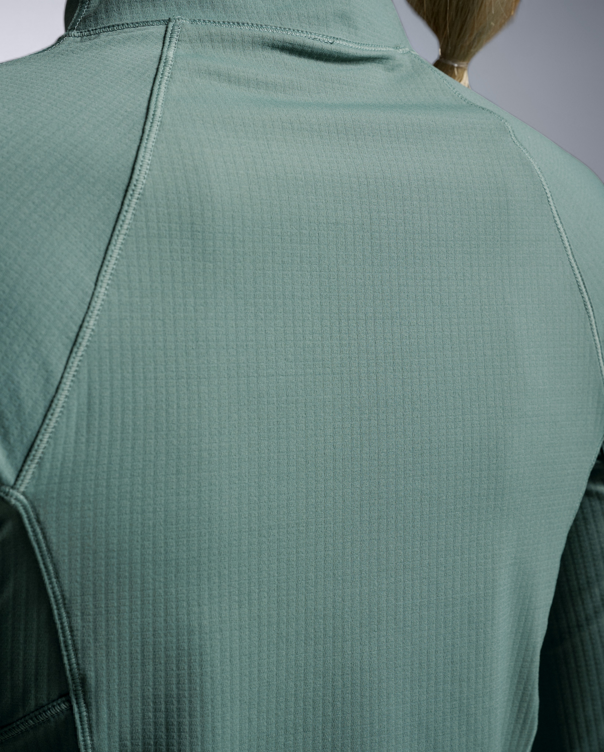 2XU Women's Aero Waffle 1/2 Zip - Olive Leaf/Olive Leaf Reflect