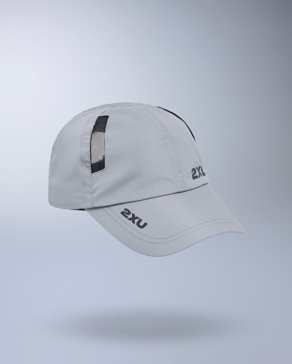 2XU Unisex's Run Cap - Weathervane/Black