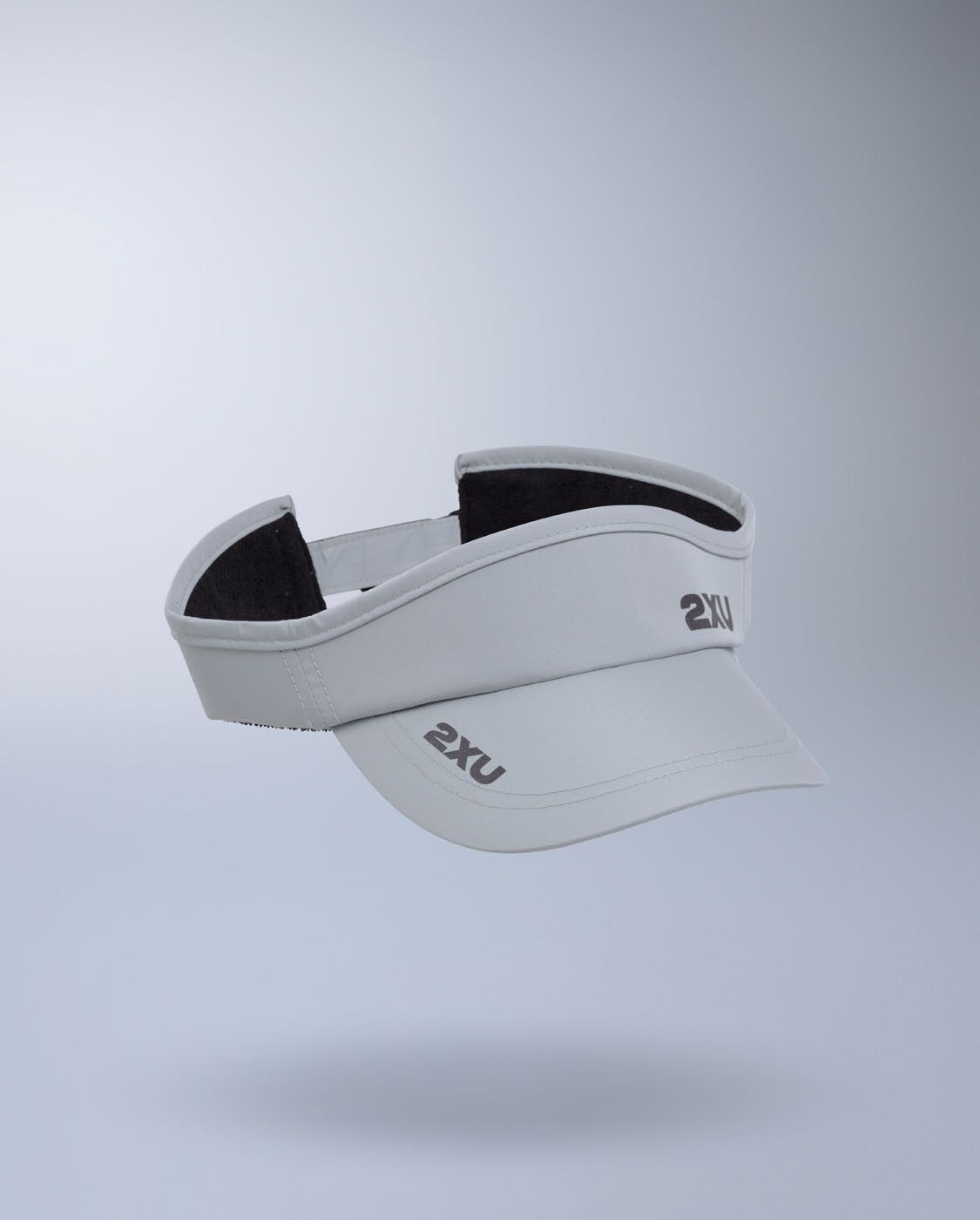 2XU Unisex's Run Visor - Weathervane/Black