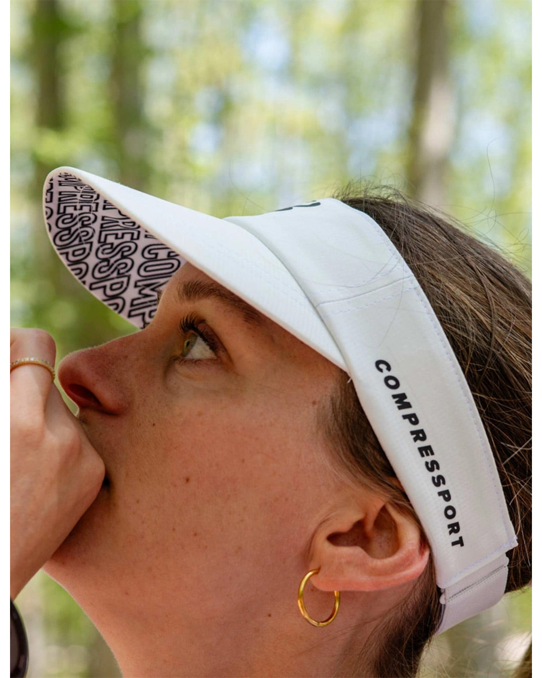 Compressport Unisex's Ultralight Visor - White