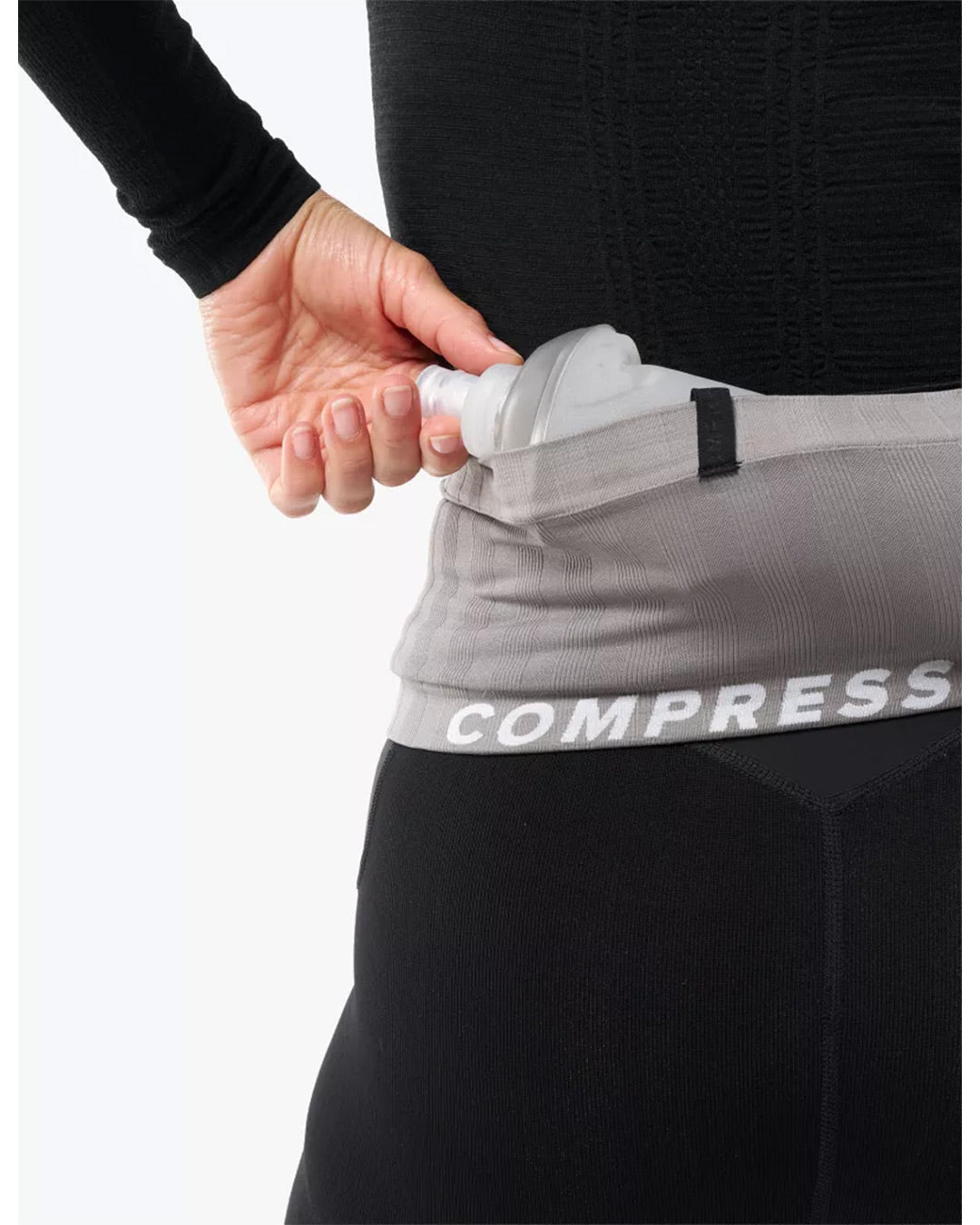 Compressport Unisex's Free Belt 2.0 - Black