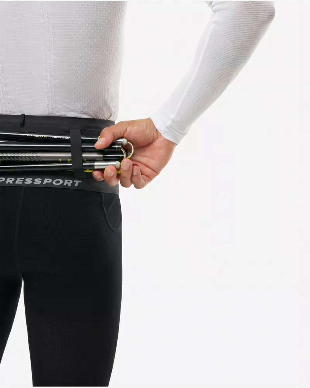 Compressport Unisex's Free Belt PRO 2.0 - Black/White