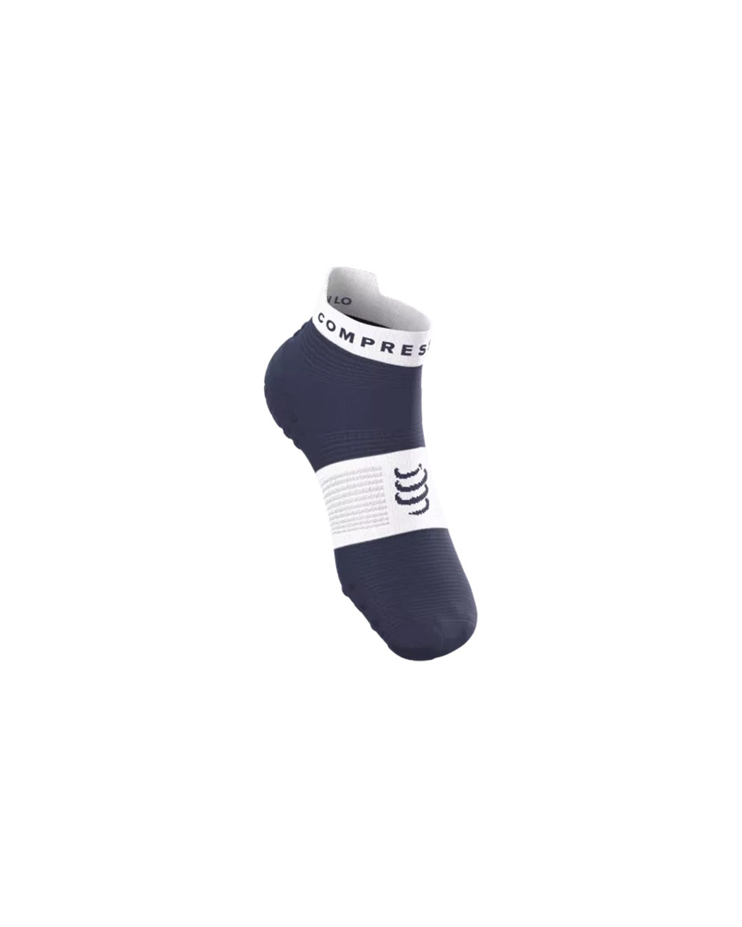 Compressport Unisex's Pro Racing Socks v4.0 Run Low - Peacoat/White