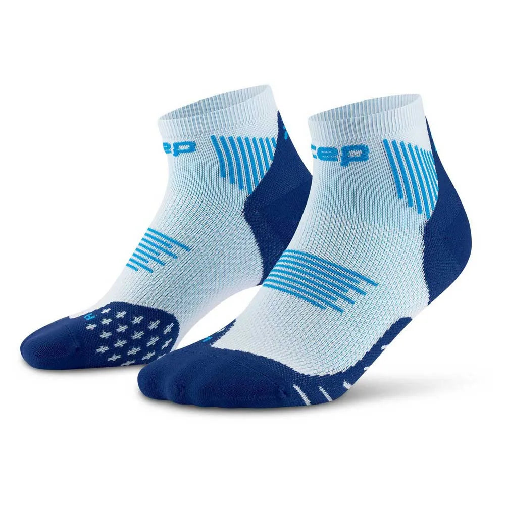 CEP Men's Run Socks Low Cut 5.0 - Ice/Blue