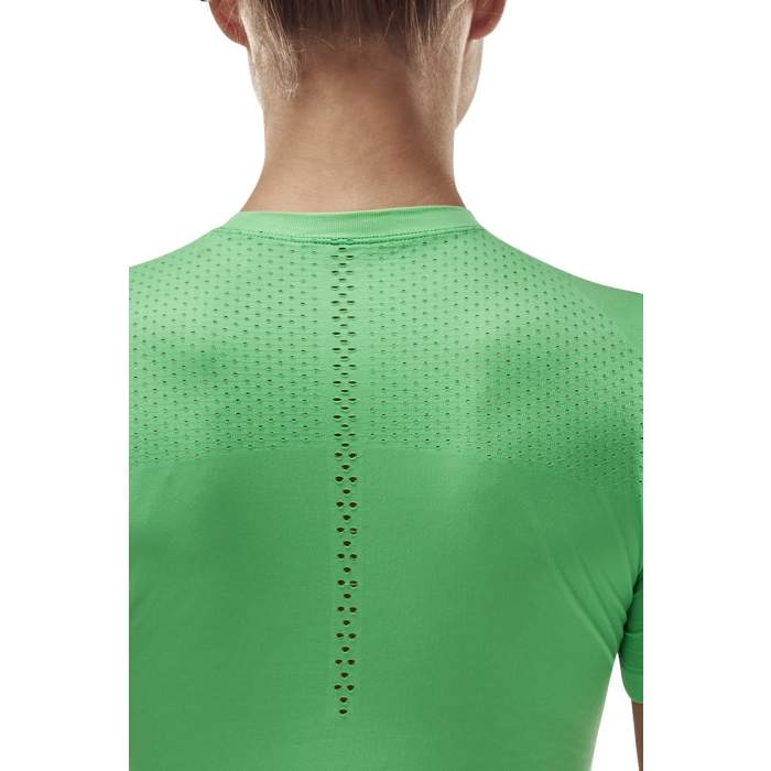 CEP Women's Run Ultralight Shirt Short Sleeve - Green