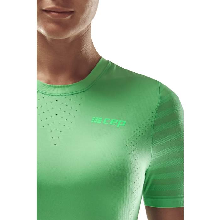 CEP Women's Run Ultralight Shirt Short Sleeve - Green