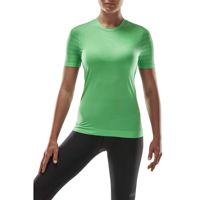 CEP Women's Run Ultralight Shirt Short Sleeve - Green