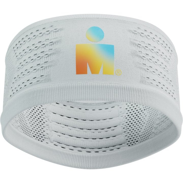 Compressport Unisex's Headband On/Off Ironman 2025 L1 - White