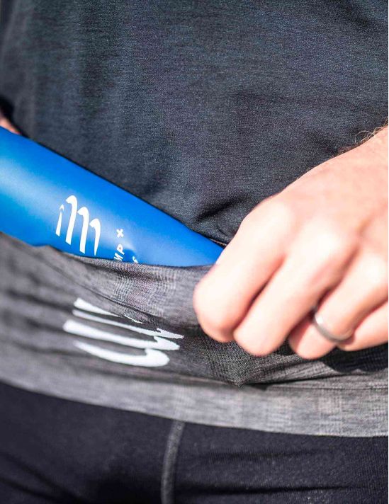 Compressport Unisex Free Belt - Black/Grey