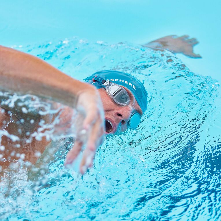 Aqua Sphere Kaiman .A1 - Clear Petrol - Silver Titanium Mirrored