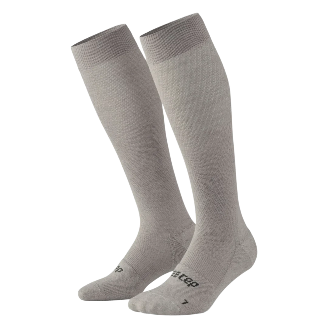 CEP Men's Flight Socks Tall - Light Grey