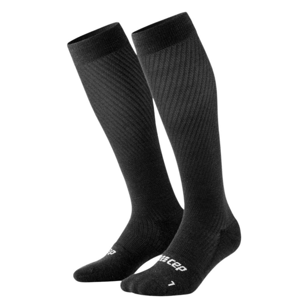 CEP Men's Flight Socks Tall - Black