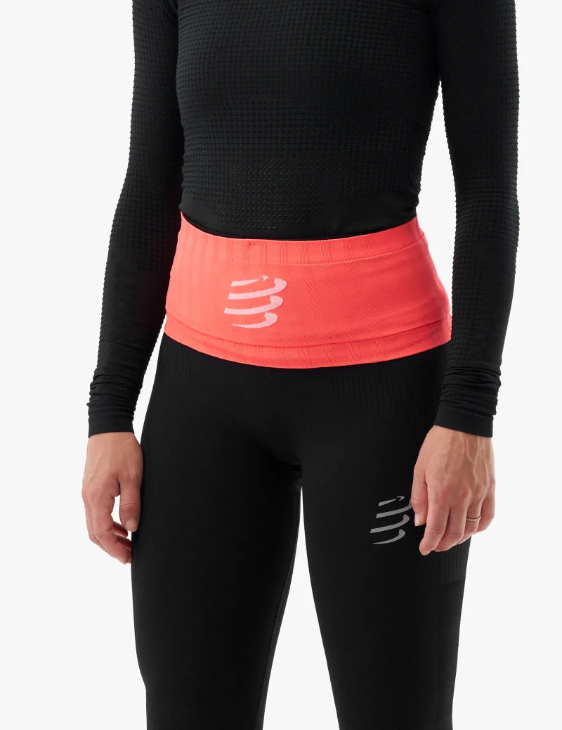 Compressport Unisex's Free Belt - Red/Black