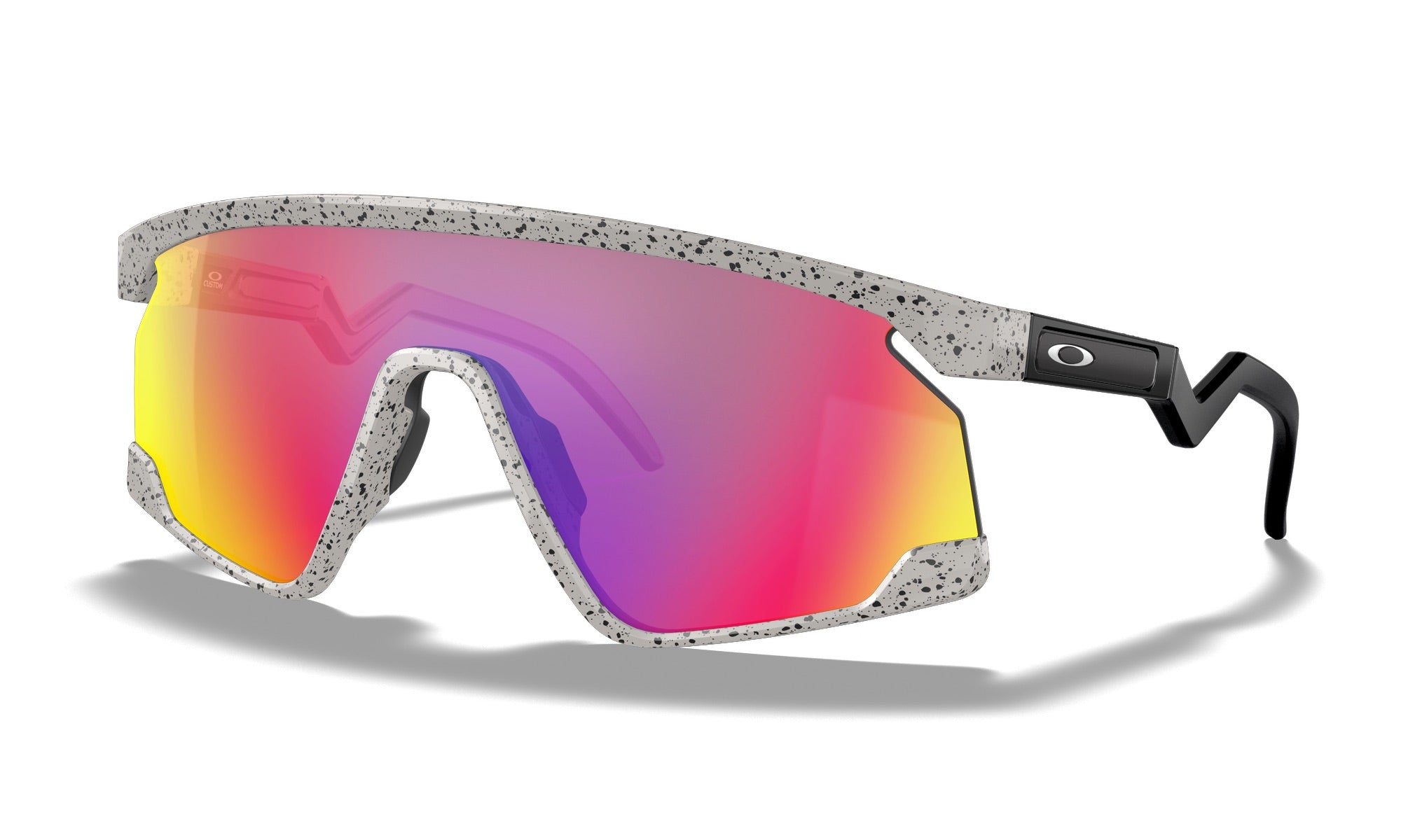 Oakley BXTR Gray Speckle Frame - Prizm Road Lenses